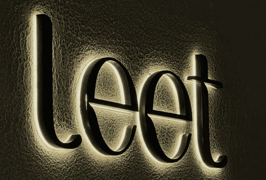Back Light 3D Signage