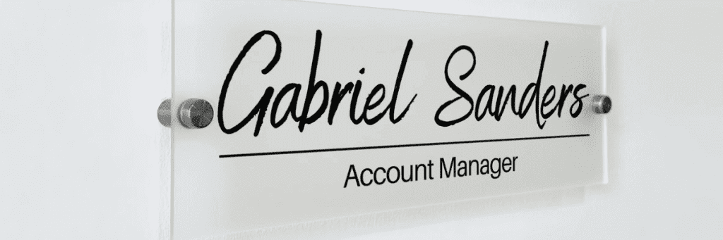 Acrylic Signage
