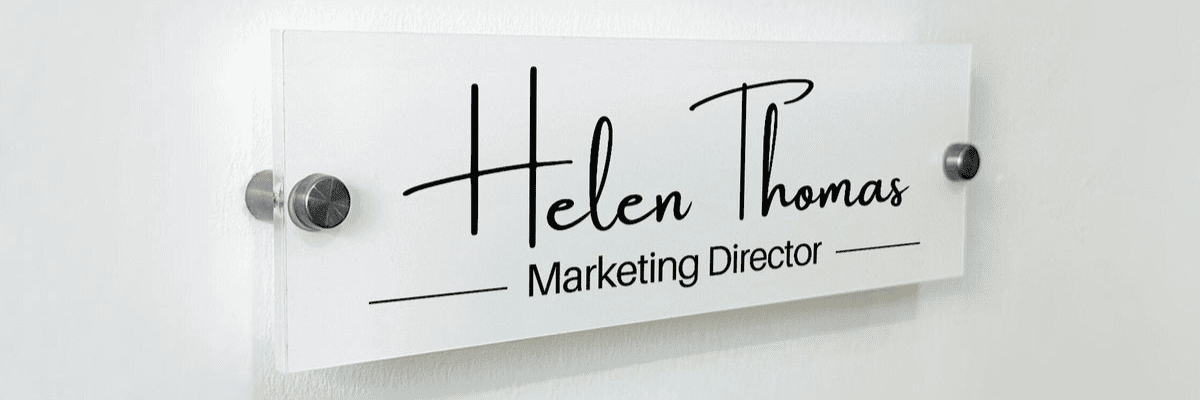 Acrylic Signage
